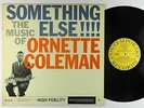 Ornette Coleman - Something Else LP - Contemporary - C3551 Mono VG+