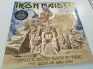 IRON MAIDEN - SOMEWHERE BACK IN TIME PICTURE DISC DOUBLE VINYL ALBUM MINT