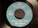 JERRY WALLACE Little Miss Tease EXCELLENT TEEN ROCKABILLY POPCORN 45 Challenge M