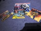 Iron Maiden Lp Vinyl Single Album Number Of Tbe Beast Flight Of Icarus, Hills