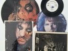 ALICE COOPER 45 Promo Picture Disc Autograph Welcome To My Nightmare Photo 5 pcs