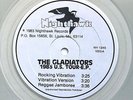 THE GLADIATORS 1983 U.S. Tour *CLEAR VINYL* EP (Nighthawk NH 12/45 1003) Reggae