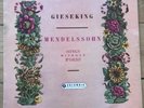 33CX 1479 Mendelssohn Songs Without Words / Walter Gieseking B/G