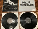 METAL MASSACRE LP 1st AND 2nd Pressings RARE Metallica Misspelling RATT 1982 VG+