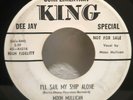 ROCKABILLY 45 RPM,MOON MULLICAN, SEVEN NIGHTS TO ROCK / ILL SAIL MY SHIP ALONE