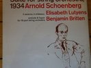 ASD 612 Schoenberg Suit For String Orchestra, etc. TEST PRESSINGS