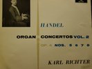 SXL 2187 Handel Organ Concertos Vol. 2 / Karl Richter W/B