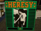 HERESY / CONCRETE SOX Split Album 1st press Earache 1987 RARE  UKHC