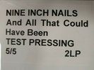 NINE INCH NAILS All That Could Have Been TEST PRESS 2LP Matrix #756220 Live