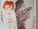 David Bowie Scary Monsters signed with LoA