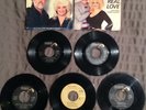 DOLLY PARTON KENNY ROGERS “Real Love” “Islands In The Stream” +5 45 Records Lot