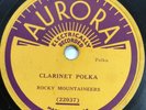 ROCKY MOUNTAINEERS ON SCARE 78 RPM LABEL AURORA CANADA POLKA  VG