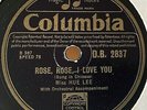 MISS HUE LEE : ROSE, ROSE, I LOVE YOU / AN AUTUMN MELODY. UK.78.rpm