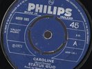 STATUS QUO : IRISH PRESSING PHILIPS LABEL 7