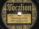 Vocalion #2784: Louisville Jug Band-Soldier Boy Blues and A Lovely Thing For V+