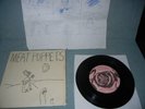 MEAT PUPPETS IN A CAR 1981 WITH FULL PAGE ORIGINAL ART INSERT DAMON BOSTROM