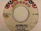 Surf Instro 45 DICK DALE & DEL-TONES Miserlou/Eight Till Midnight HEAR VG+
