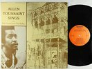 Allen Toussaint with Billy Fayard & The Stokes - Sings LP - Bandy VG++