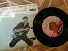 JOHNNY HALLYDAY - 45T T'AIMER FOLLEMENT - TV TEST NAMUR  REF 7.750 DÉDICACÉ
