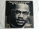 BALLOTS OR BULLETS BY MALCOLM X LP RECORD RARE VINYL FIRST AMENDMENT RECORDS HTF