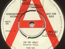 THE FOUR TOPS - 'ASK THE LONELY' TAMLA MOTOWN TMG 507 RED/WHITE DEMO 1965 MEGA