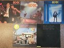 AC/DC 5x LP (Back in black, Who made who, Let there be rock, Dirty deeds done)