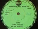ELVIS PRESLEY 1 Sided RCA DEMO 45, DON'T. NEAR MINT.