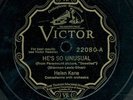78tk-female vocal-VICTOR 22080-Helen Kane-(He's so Unusual/I'd do anything for U