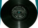 circa 1903 : Columbia Disc Record 