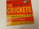 THE CRICKETS BUDDY HOLLY EP BABY MY HEART  GREAT BALLS OF  FIRE  CORAL EP