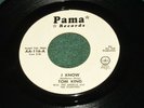 Tom King & The Starfires - I Know - Pama 116 - Cleveland teen / doo wop - LISTEN