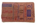 Led Zeppelin MADISON SQAURE GARDEN 6/11/1977 TICKET STUB NYC MSG JIMMY PAGE
