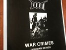 Doom-War Crimes Inhuman Beings Peaceville Records VILE 4 Original 1988 Vinyl