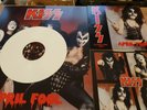 KISS - APRIL FOOL - RARE WHITE WAX LP OHIO , '74 LTD PETER + POSTER + INNER NEW
