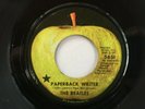 Beatles PAPERBACK WRITER / RAIN 1971 Apple Los Angeles Black Star VG+
