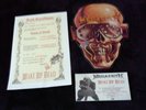 Megadeth wake up dead shaped picture disc