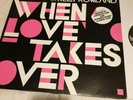 David Guetta When Love Takes Over 12 Inch Vinyl. Unused