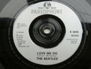 THE BEATLES 1992 UK 45  LOVE  ME DO  SILVER  PARLOPHONE  PICTURE SLEEVE