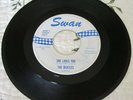 The Beatles-She Loves You/I'll Get You-Rare Swan White Label w/Blue Print 45