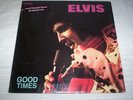 ELVIS PRESLEY ORIGINAL GOOD TIMES OPEN SHRINK HYPE STICKER CPL1-0475 1974 ORANGE
