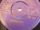 Elvis Presley Heartbreak Hotel Vinyl Record. 45. Hmv Purple Gold