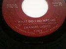 Emanuel Laskey 45rpm Thelma 106 NORTHERN SOUL What did I do /Dont lead me on.
