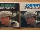 VINYLE / 45t / SINGLE : JOHNNY HALLYDAY - JOHNNY LUI DIT ADIEU - BANDEAU NOIR