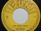 ELVIS PRESLEY Good Rockin' Tonight SUN 210 45 rpm RARE ORIGINAL WITH PUSH MARKS
