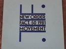 NEW ORDER, Movement FACT 50 1981, 1983 MVS pressing excellent condition vinyl lp