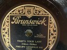Bruns 1265 PHILLIPS LOUISVILLE JUG BAND That's Your Last 1930 78 rpm E+/EE+