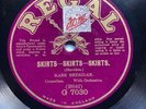 MUSIC HALL STAR MARK SHERIDAN - ’SKIRTS-SKIRTS-SKIRTS’ 1915 REGAL 78