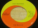 Lady Madonna / The Inner Light by the Beatles 45 RPM 2138 Capitol 1968 Reissue