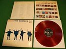 Beatles Help Japan LP 1st press von 1965 red vinyl Odeon OP-7387
