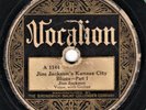 BLUES -- Jim Jackson : Kansas City Blues Pts. 1 & 2 - Vocalion 1144 - 78 (V-)